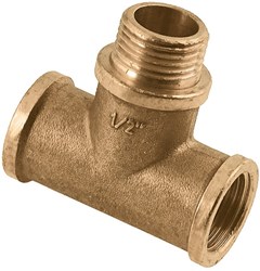 Bonfix Messing T-stuk 3/4"x3/4"x3/4"