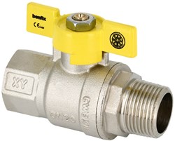 Bonfix Belgische gaskraan 3/4"x3/4"