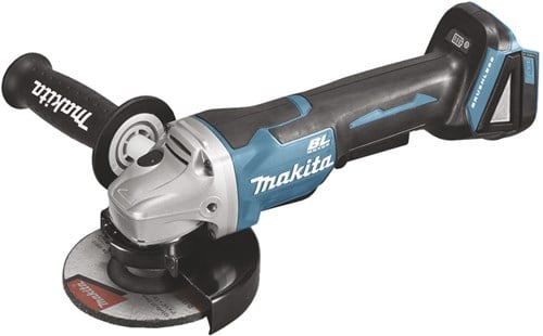 Makita DGA505ZJ 18 V Haakse slijper 125mm Met Veiligheidsschakelaar (Basic in Mbox)