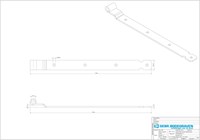 GB Heng 500x40mm Voor Vlakwerk Voor Pen Ø16 Zwart Gecoat-2