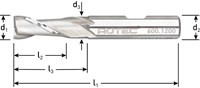 Rotec Spiebaanfrees 3x5mm HSS-E Kort Weldon (1 Stuks)-2