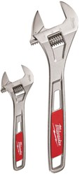 Milwaukee Verstelbare moersleutel Twin Pack 150/250mm