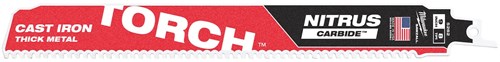 Milwaukee Reciprozaagblad Sawzall metaal TCT TORCH NITRUS 230 mm 8-Tpi