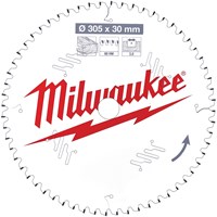 Milwaukee Cirkelzaagblad hout 305 x 30 x 3,0 ATB 60T -5°-2