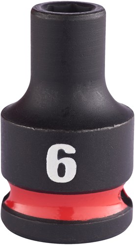 Milwaukee Krachtdop Shockwave 3/8" 6mm
