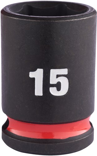 Milwaukee Krachtdop Shockwave 3/8" 15mm