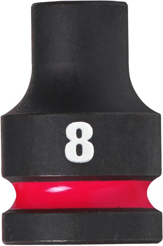 Milwaukee Krachtdop Shockwave 1/2" 8mm