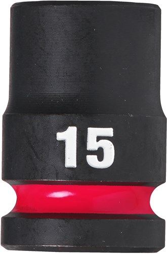 Milwaukee Krachtdop Shockwave 1/2" 15mm