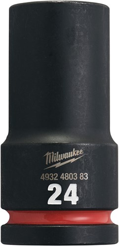 Milwaukee Krachtdop Shockwave 3/4" Lang 24mm