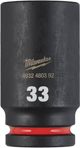 Milwaukee Krachtdop Shockwave 3/4" Lang 33mm