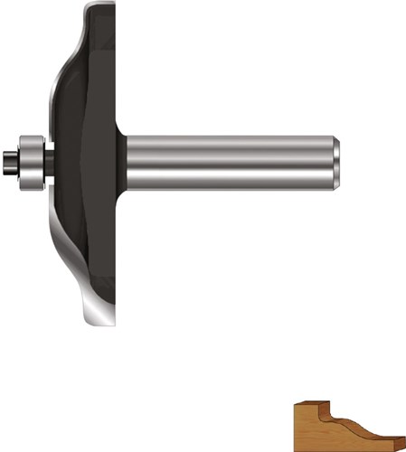 Rotec Platbandfrees 76,2x15,9/50mm 12mm Gold-Line