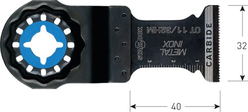 Rotec OT 11/32HM, HM invalzaagblad Metaal/Inox, Starlock (1 Stuks)-2
