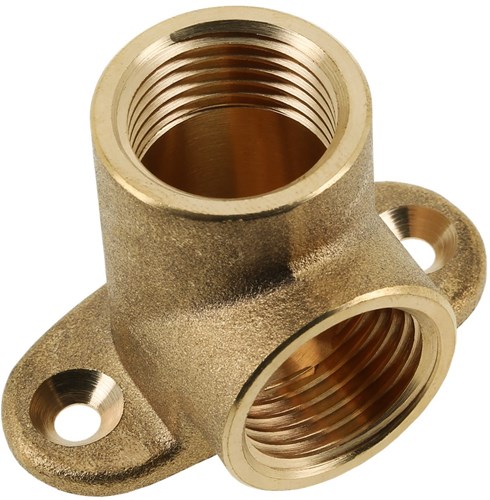 Bonfix Messing Muurplaat 1/2"