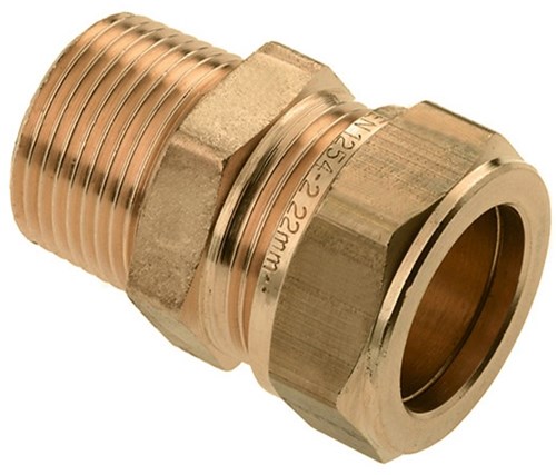 Bonfix Messing Puntstuk 1 1/4"x35mm