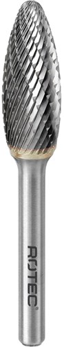 Rotec Stiftfrees 8x19mm HM Vlamvorm Model H [Z6] Kruisvertanding