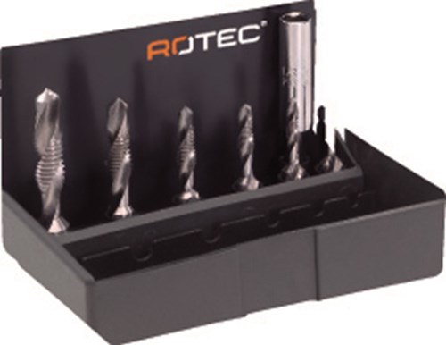 Rotec Combi-Boortappenset M3-M10 7-Delig (1 Set)
