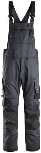 Snickers 6051 AllroundWork Stretch Overall Staal Grijs-Zwart 096
