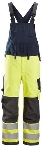 Snickers 6060 ProtecWork Overall Hi-Vis Klasse 2 Geel-Navy 044