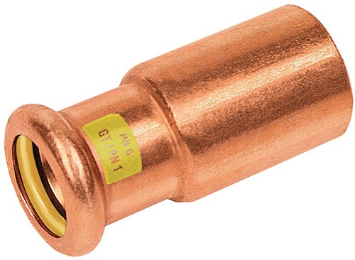 Bonfix Perskoppeling Koper Gas Insteekverloop Ø28x15mm