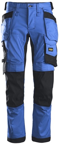 Snickers 6241 AllroundWork Stretch Werkbroek met Holsterpockets Blauw-Zwart 208