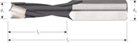 Rotec Drevelboor 12x57,5mm Rechtsdraaiend Blind HM-2