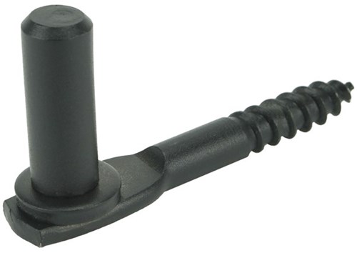 GB Inschroefduim Ø16x43mm Zwart Gecoat