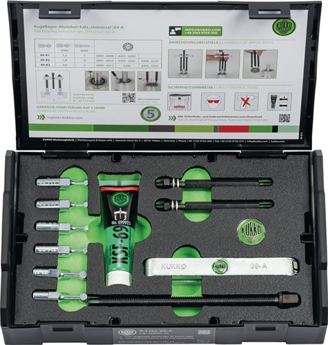 Kukko 69-A Kogellagertrekkerset "Universeel" voor Kleine Lagers