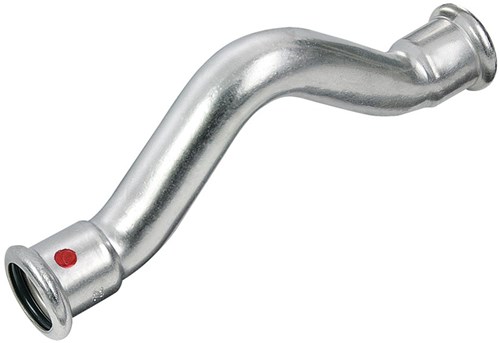 Bonfix Perskoppeling Staal Passeerbocht 22x22mm