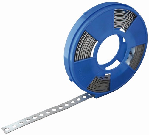 GB Montageband 17x0,8mm Wave Verzinkt In Cassette (10 Mtr)