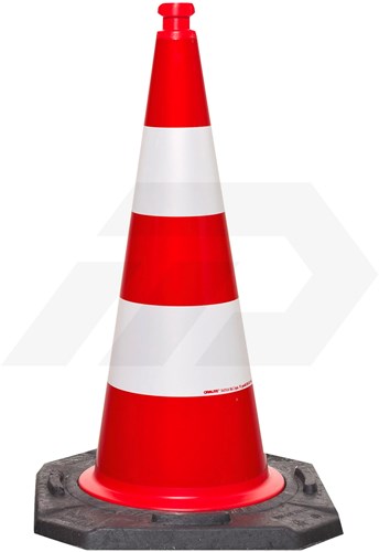 Verkeerskegel 76cm Oranje/Wit Met RA2B Folie