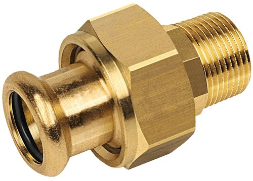 Bonfix Perskoppeling Koper 3-Dlg koppeling 1/2"x15mm