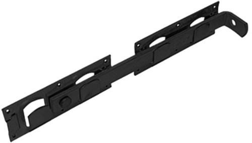 GB Overslaggrendel 450mm Zwart Gecoat