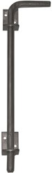 GB Grondgrendel 400mm Zwart Gecoat