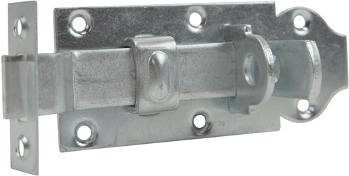 GB Hangslotschuif met Bocht 120x50mm Verzinkt