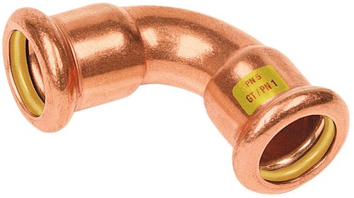Bonfix Perskoppeling Koper Gas Bocht 90° 18x18mm