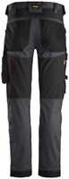 Snickers 6341 AllroundWork Stretch Werkbroek Grijs-Zwart 192-2