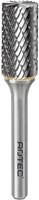 Rotec Stiftfrees 9,6x19mm HM Cilinder Met Kopvertanding Model B [Z6] Kruisvertanding