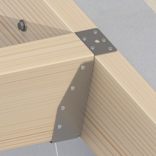 GB Balkdrager 75x225mm Met Lange Lip Zwart Gecoat-2
