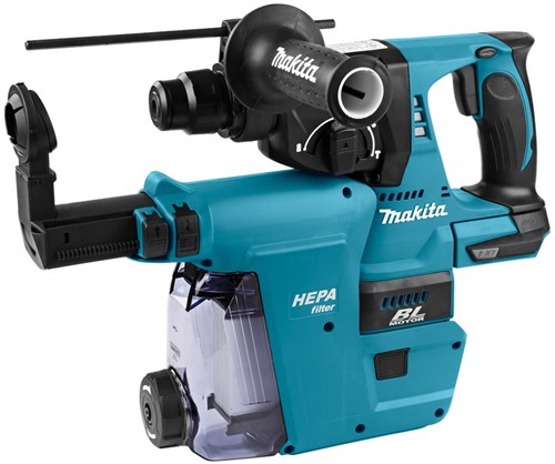 Makita DHR242ZJW 18 V Combihamer Met Stofafzuiging (Basic in Mbox)