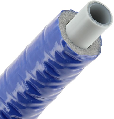 Bonfix Alu-pers Systeembuis Geïsoleerd Blauw 20x2,0mm (Op 50 Meter Rol)