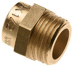 Bonfix Messing Puntstuk 3/8"x12mm