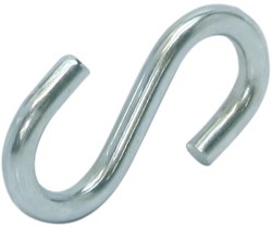 GB S-haak Nr. 35 35x11mm Ø3,3mm Verzinkt