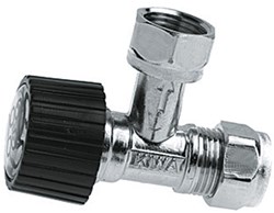 Bonfix Vernikkelde Hoekstopkraan 3/8"x12mm