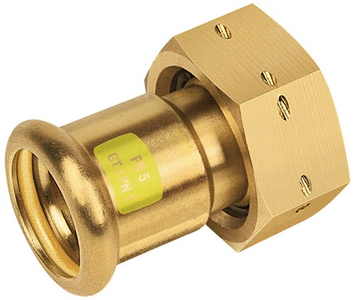 Bonfix Perskoppeling Koper Gas 2-Dlg koppeling 16 (M 1/2")