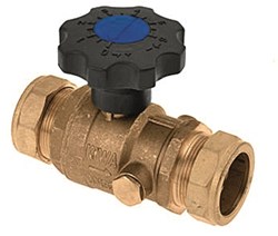 Bonfix Kogelkraan Met aftapgelegenheid 35x35mm