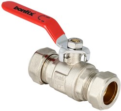 Bonfix Kogelkraan Rode hendel bediening 35x 35mm