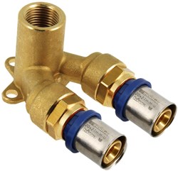 Bonfix Alu-pers Dubbele muurplaat 20x1/2"x20mm