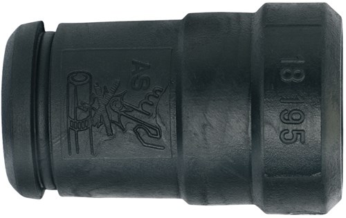 Makita Slangadapter 35/25mm ribbed [Machine] (1 Stuks)