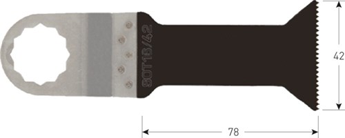 Rotec SOT 16/42, HCS invalzaagblad Hout, SuperCut (1 Stuks)-2