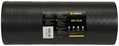 Pandser Waterkerende DPC Folie 40cm x 30 Mtr. Zwart 300µm
